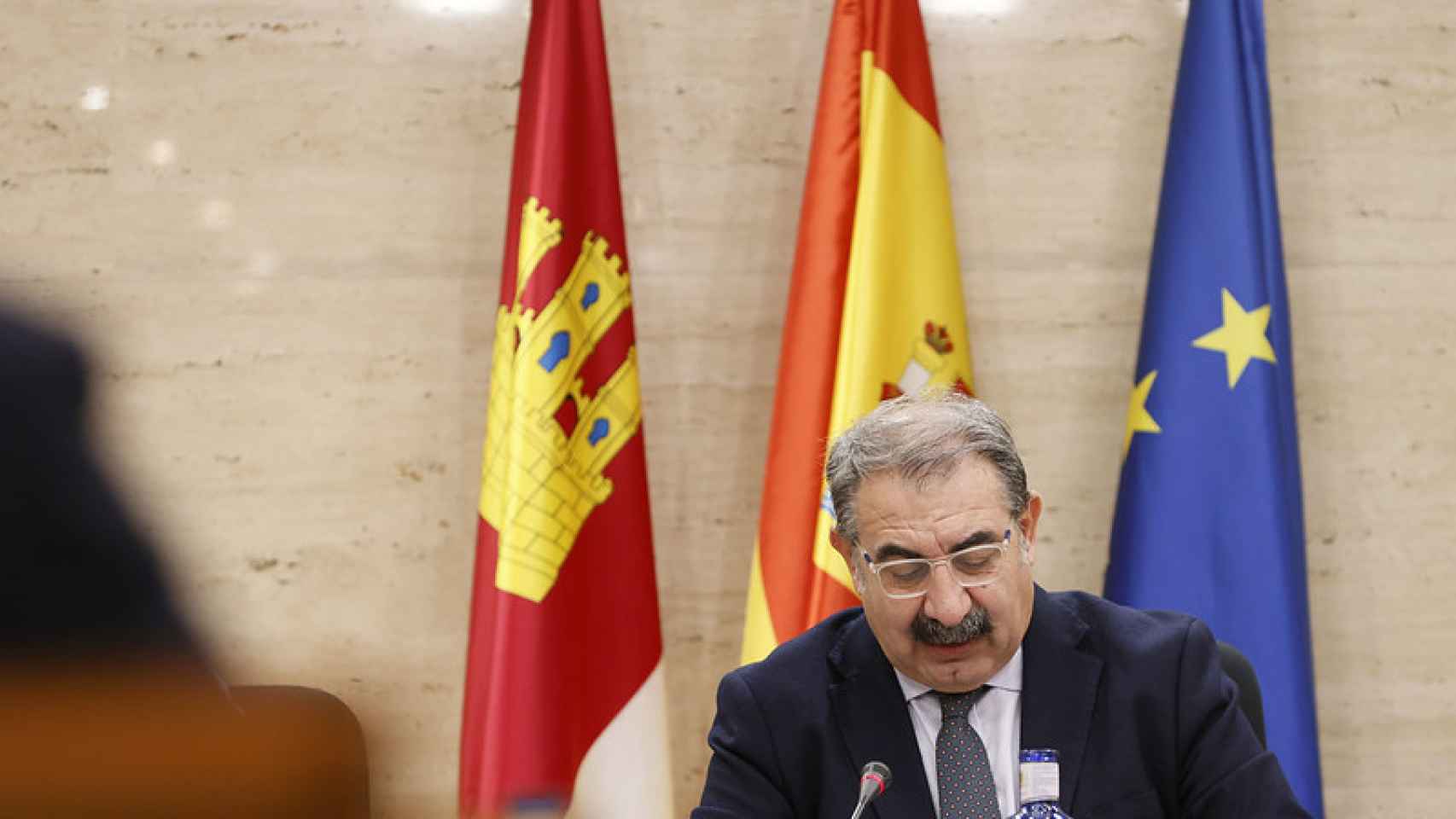 Jesús Fernández Sanz en las Cortes Regionales.