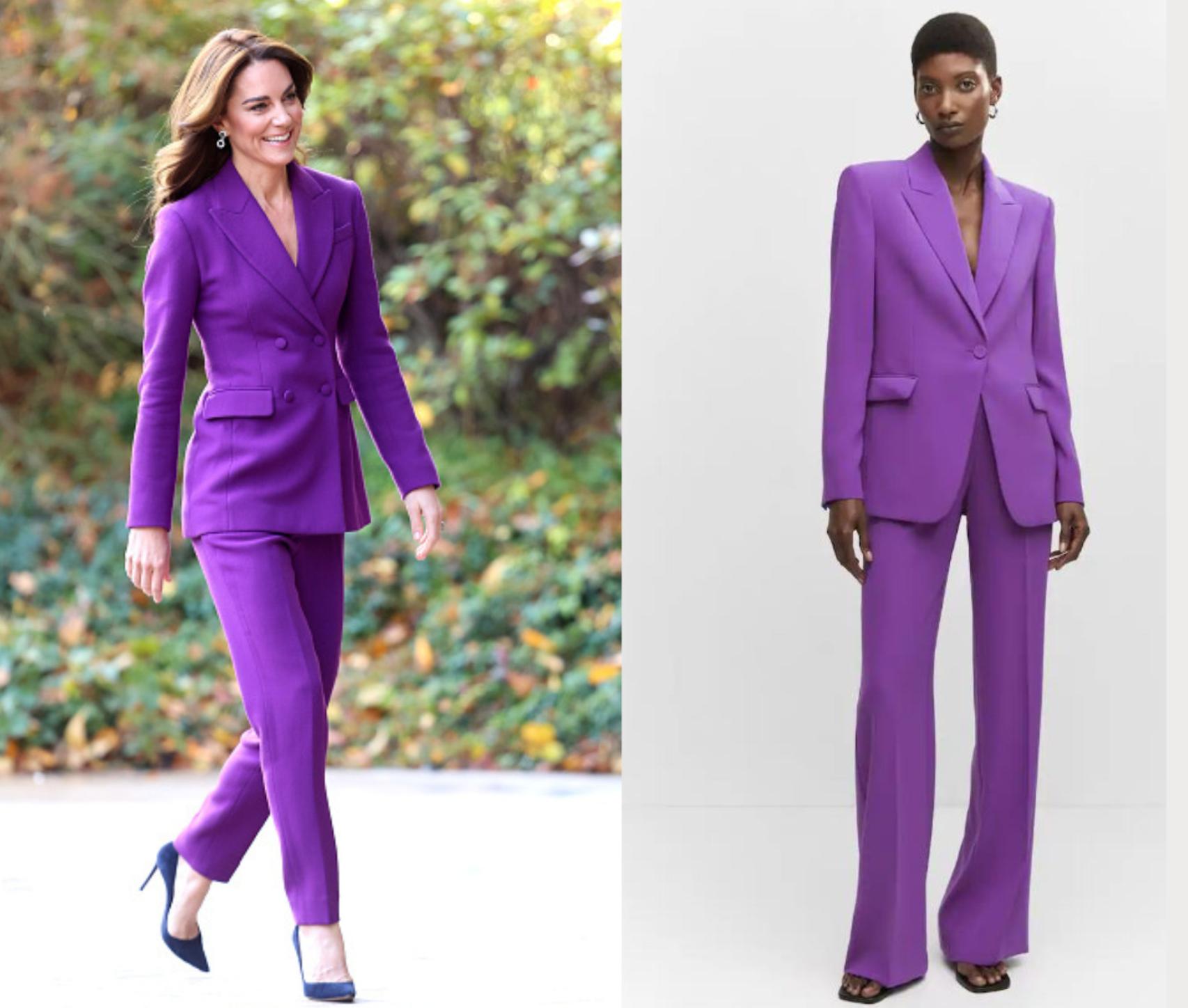 El clon del traje de Kate está en Mango.