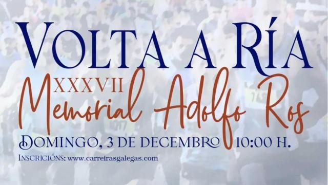 Ferrolterra celebrará el 3 de diciembre una nueva edición de la carrera popular Adolfo Ros