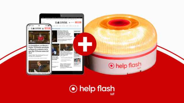Suscríbete a El Español y di adiós a los triángulos de emergencia con la nueva luz Help Flash IoT