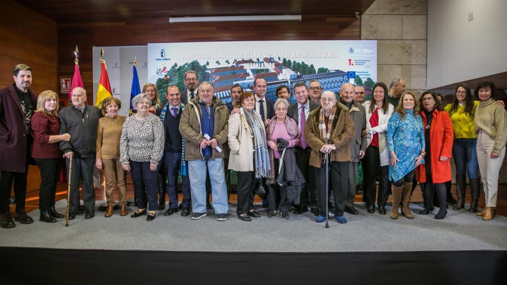 Acto de presentación del proyecto de la nueva sede de la residencia de Los Olmos de Guadalajara.