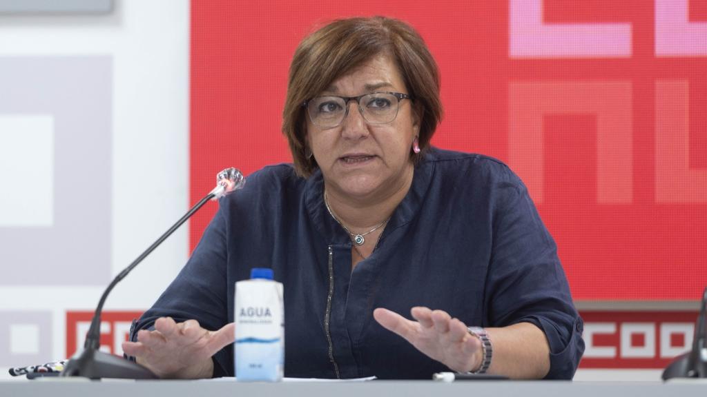 La secretaria de Acción Sindical de CCOO, Mari Cruz Vicente, en una imagen de archivo.