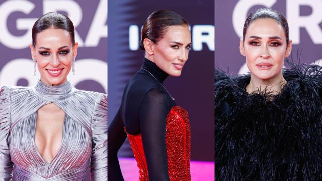 Eva González, Nieves Álvarez y Vicky Martín Berrocal.