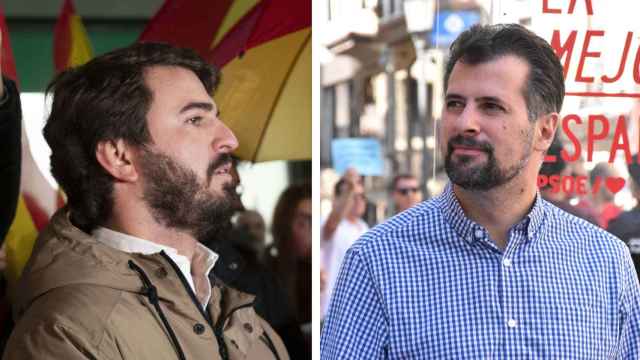 Juan García-Gallardo, de Vox, y Luis Tudanca, del PSOE.