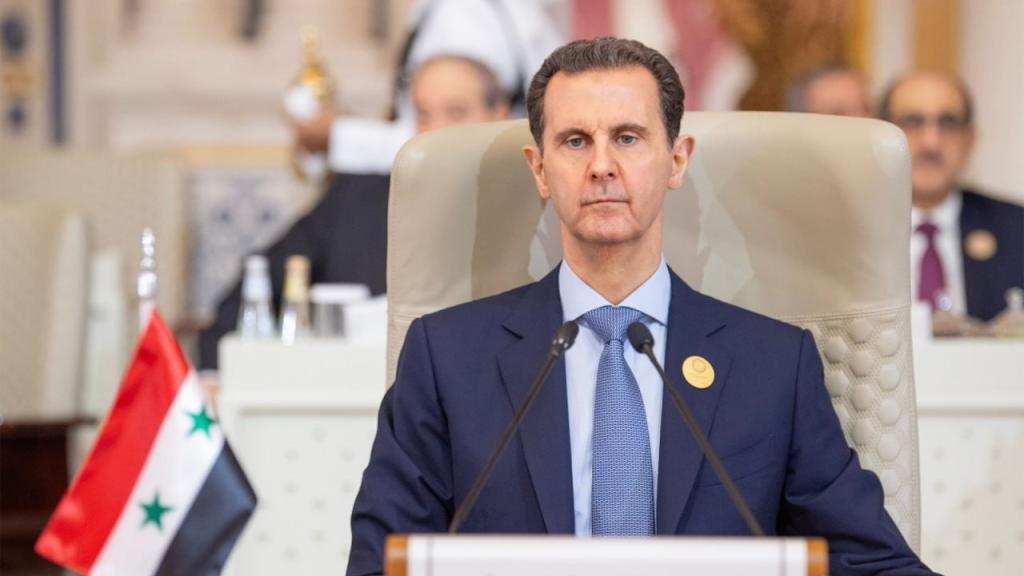 El presidente sirio, Bachar Al-Asad, asiste a la cumbre de líderes de la OCI sobre Palestina en Riad.