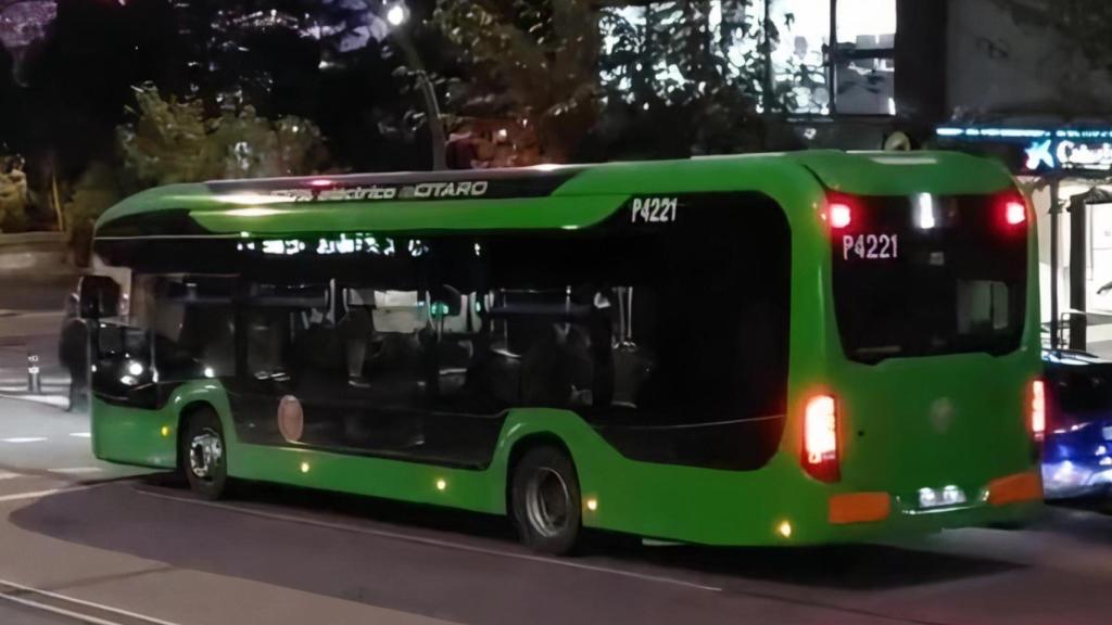 Nuevo autobús eléctrico en A Coruña.