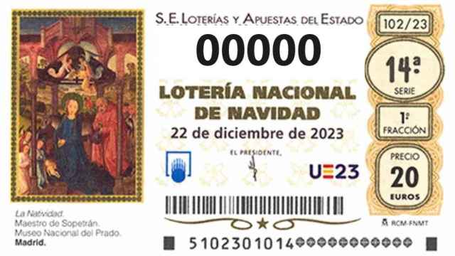 ¿Cómo conseguir el número 00000 en la Lotería de Navidad 2023?