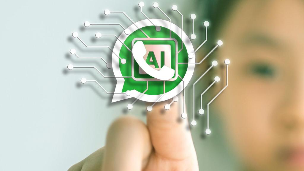 El botón de IA aparece por primera vez en WhatsApp