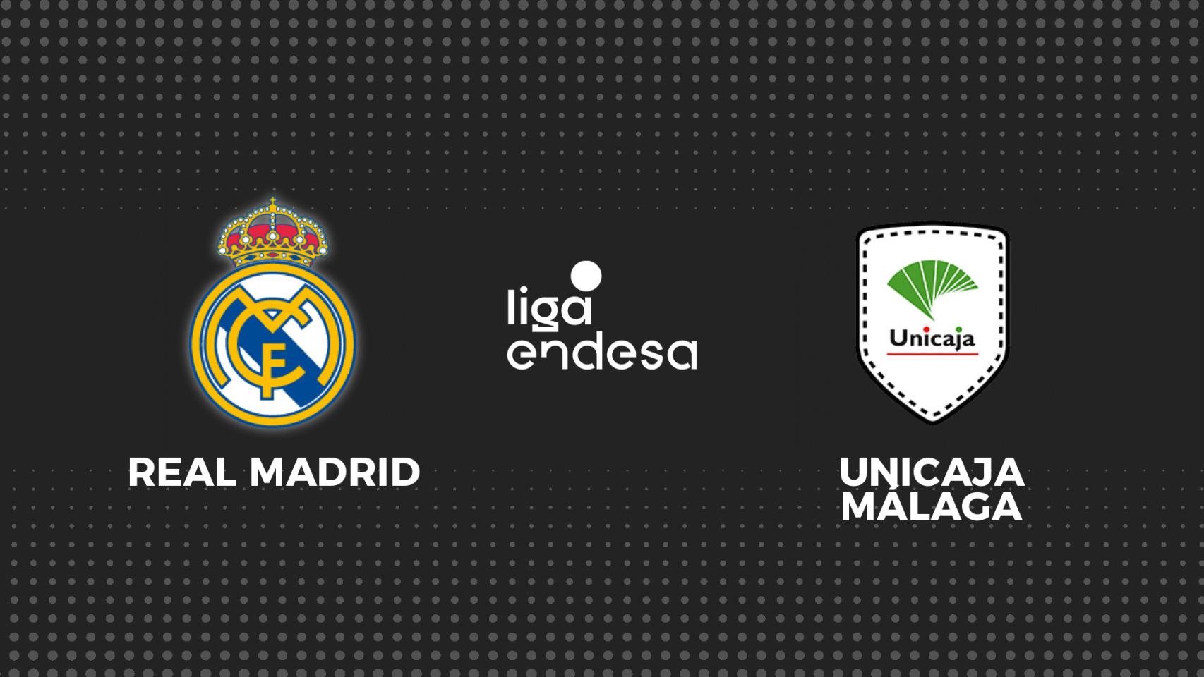 Real Madrid - Unicaja Málaga, baloncesto en directo