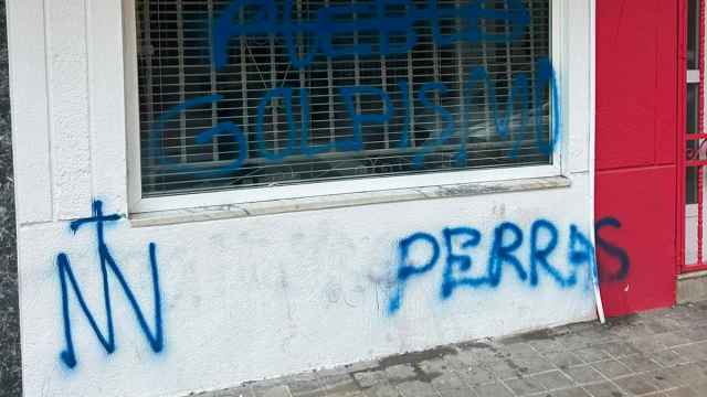 Vandalismo en la sede del PSOE de Ciudad Real.