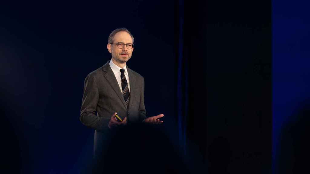 Matt Calkins, cofundador, CEO y presidente del Consejo de Appian, durante Appian Europe 2023.
