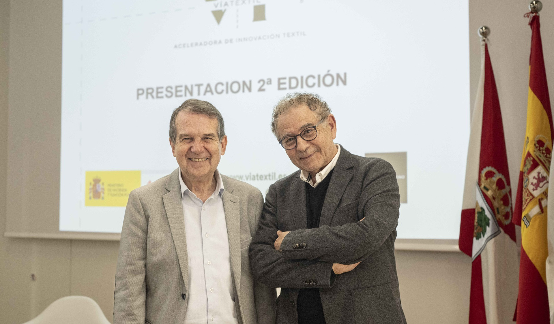 Roberto Verino y Abel Caballero. Foto: Cedida