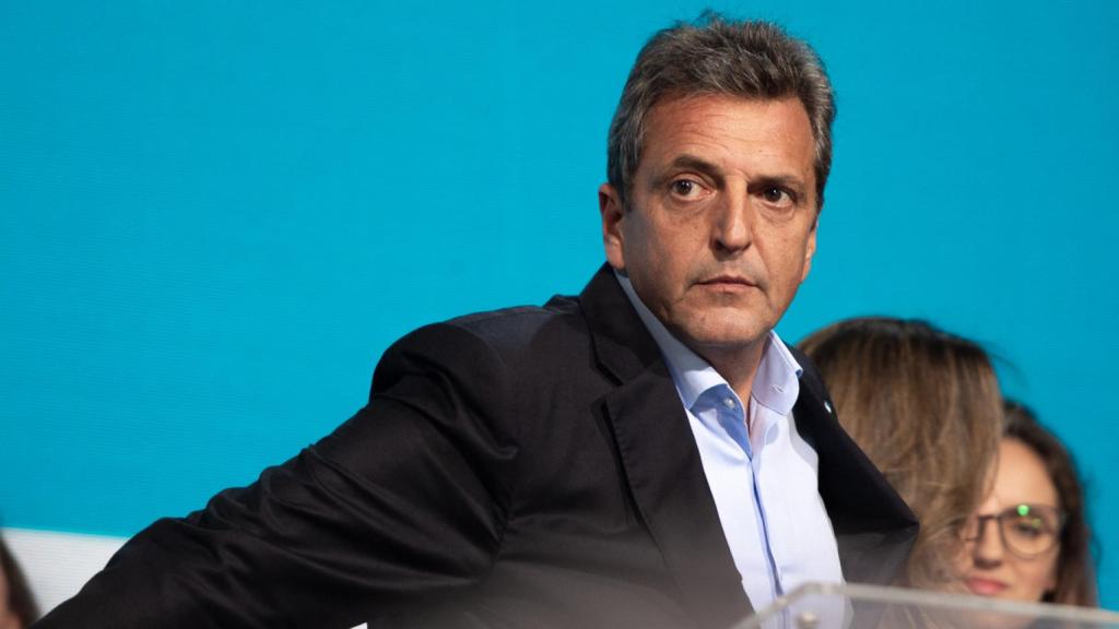 El candidato a la presidencia de Argentina, Sergio Massa.