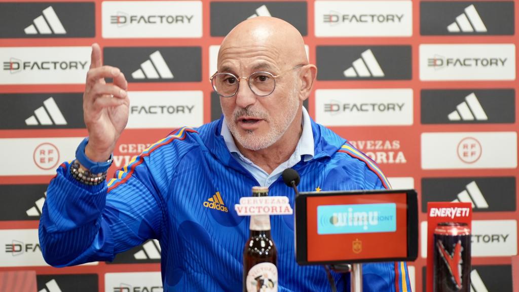 Luis de la Fuente, en la rueda de prensa previa al partido ante Georgia