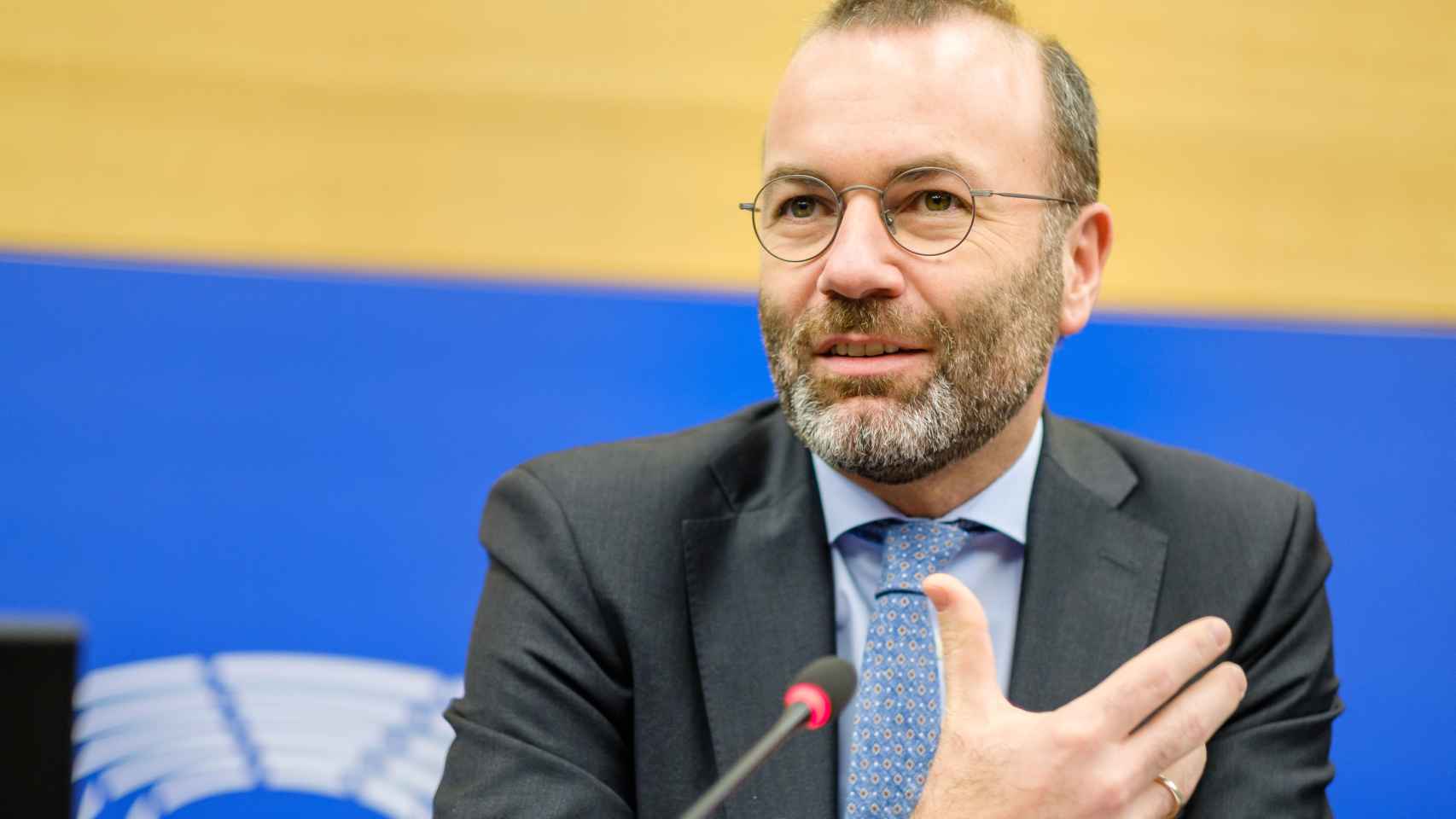 Manfred Weber, president of the EPP, in the European Parliament.