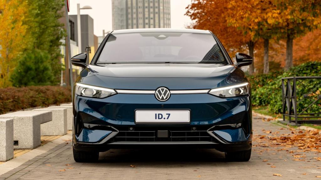 El Volkswagen ID.7 en Madrid.