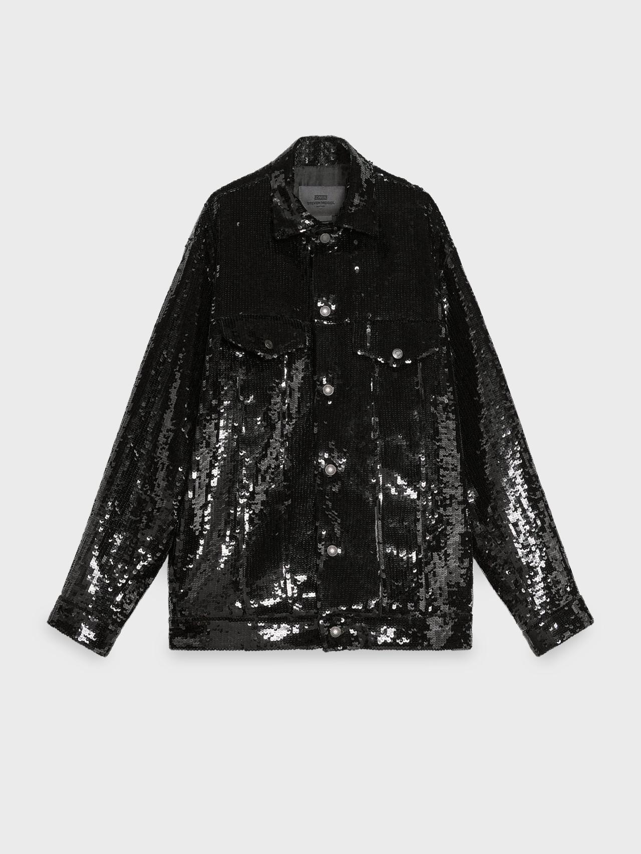 Detalle de la chaqueta de la colección de Steven Meisel y Zara.