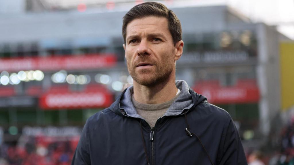 Xabi Alonso, en un partido del Bayer Leverkusen