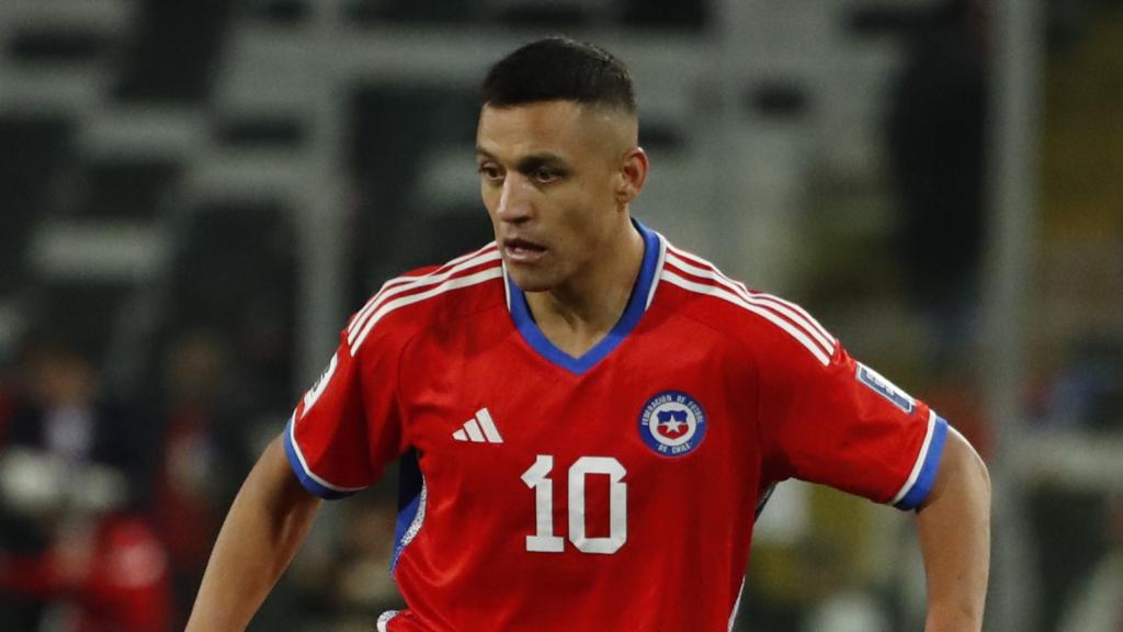 Alexis Sánchez, durante un partido con Chile en el parón de selecciones.
