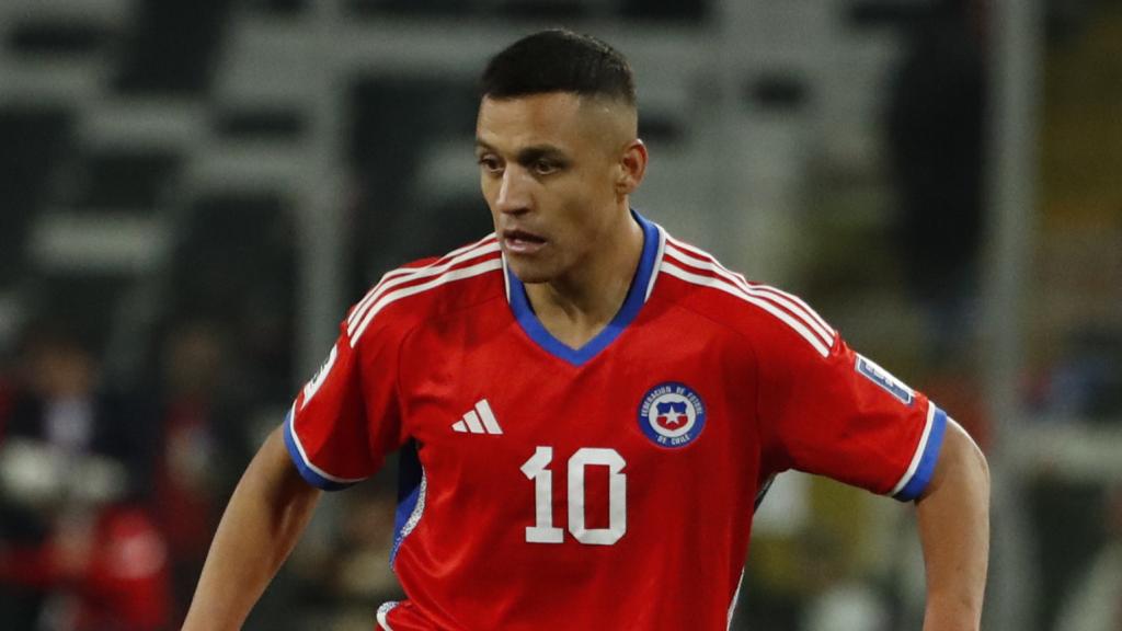 Alexis Sánchez, durante un partido con Chile en el parón de selecciones.