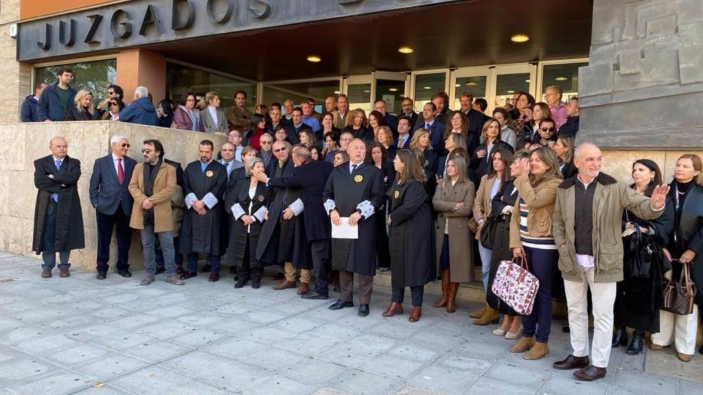 Concentración en Toledo. Foto: Europa Press.