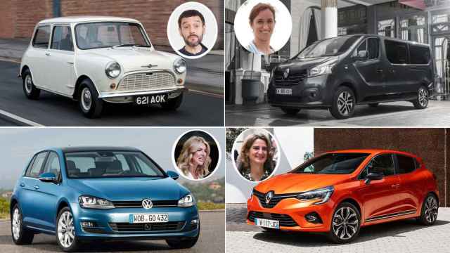 Algunos de los coches particulares de los ministros nuevos y los que repiten en el cargo.
