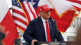 Donald Trump, en una visita a la frontera sur de Texas.