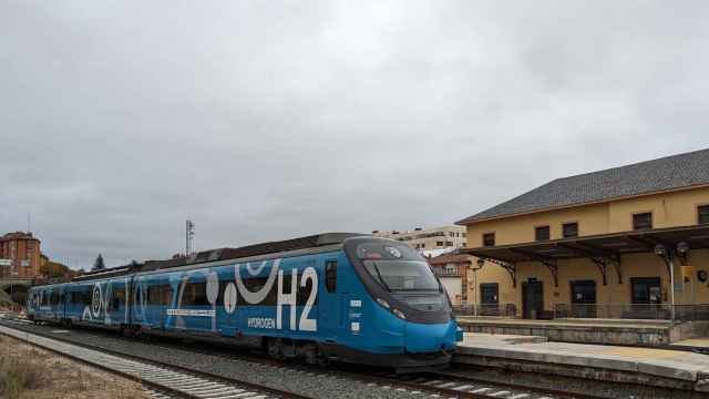 Tren del proyecto FCH2Rail en Soria
