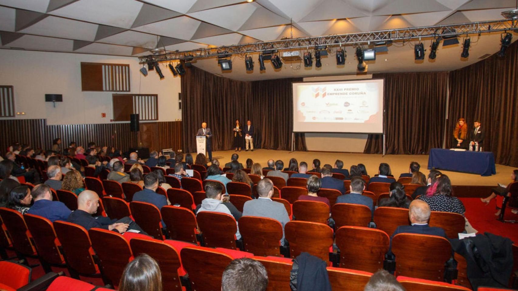 Edición anterior de los Premios Emprende Coruña de AJE