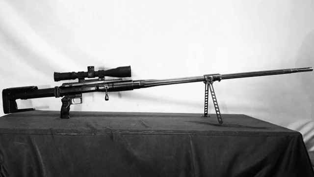 Arma usada en el disparo en cuestión, un rifle Volodar Obriyu