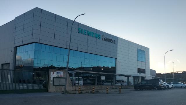 Imagen de la planta de Siemens Gamesa en el municipio soriano de Ágreda