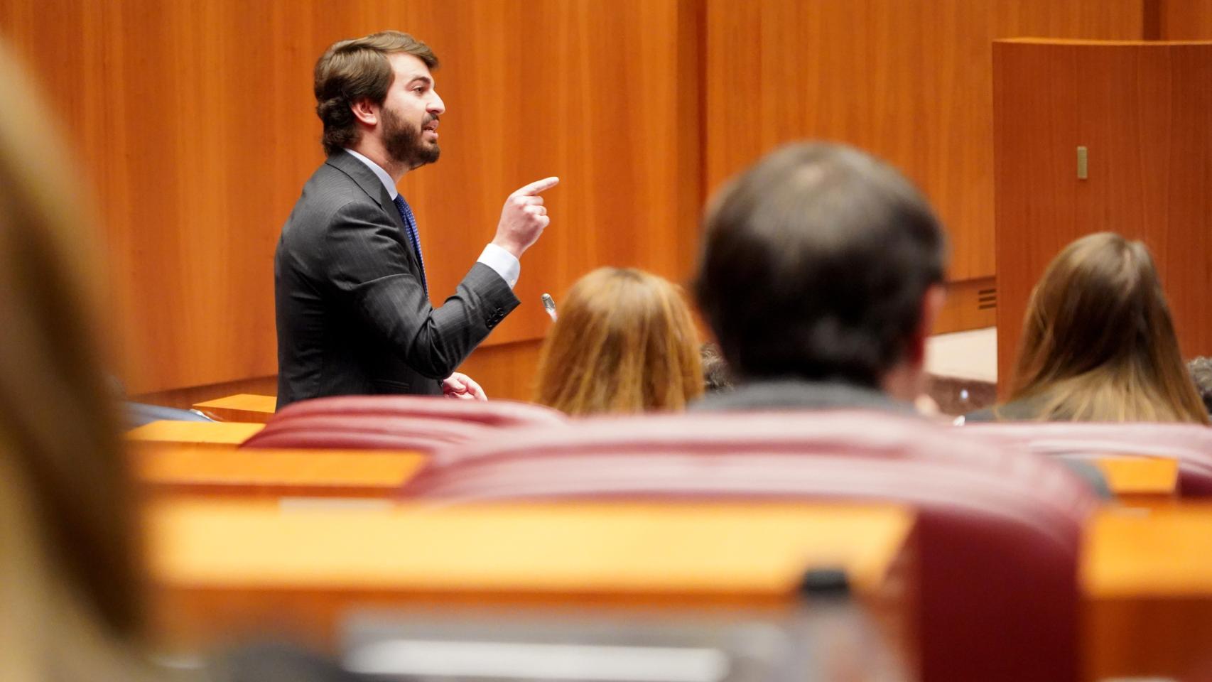 Intervención del vicepresidente de la Junta, Juan García-Gallardo, en el Pleno de las Cortes de Castilla y León