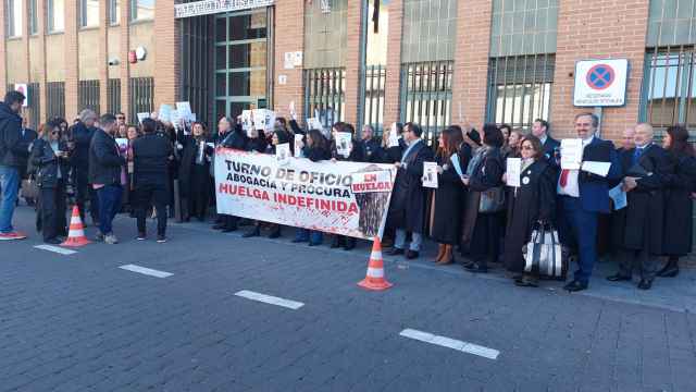 Huelga de abogados en Talavera de la Reina. Foto: Sindicato De Abogados Venia.