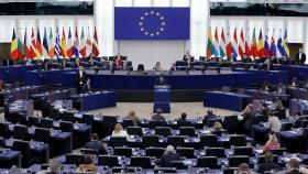 Pleno del Parlamento Europeo, reunido este martes en Estrasburgo.