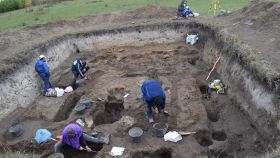 Excavación en Gradiste Iđos, norte de Serbia