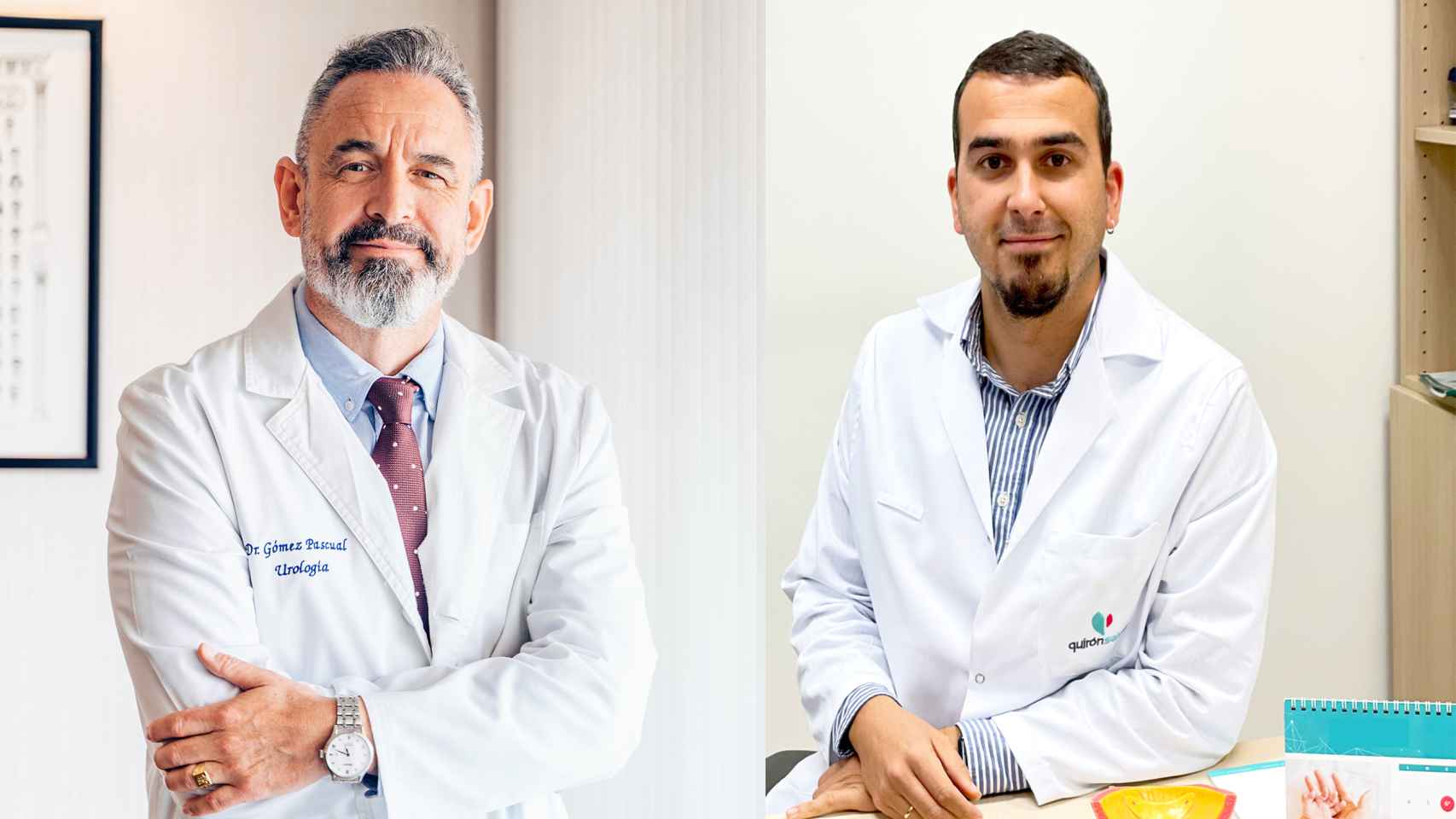 Los doctores Gómez Pascual y García Valverde.