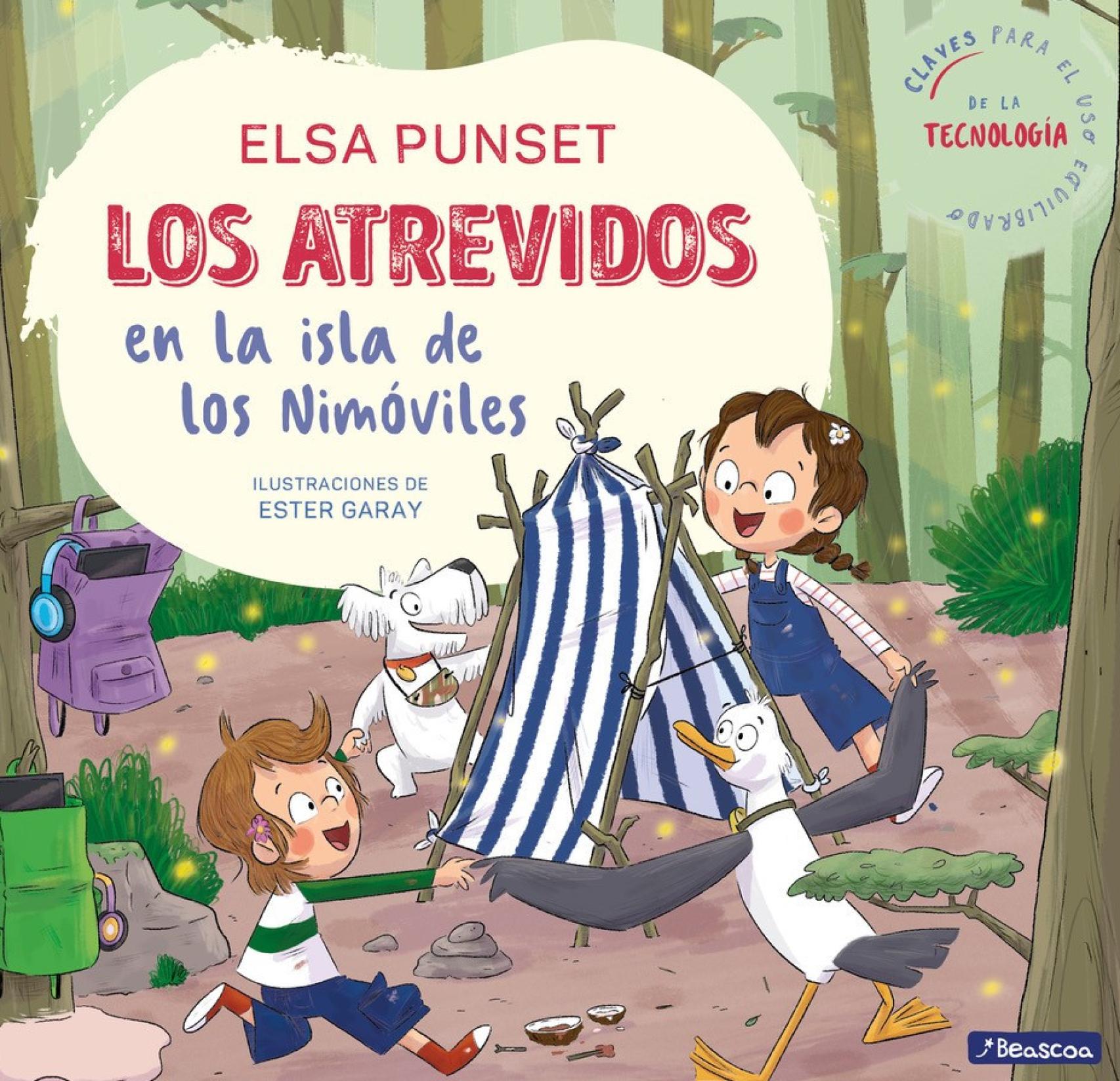 Portada de 'Los Atrevidos en la isla de los Nimóviles'.