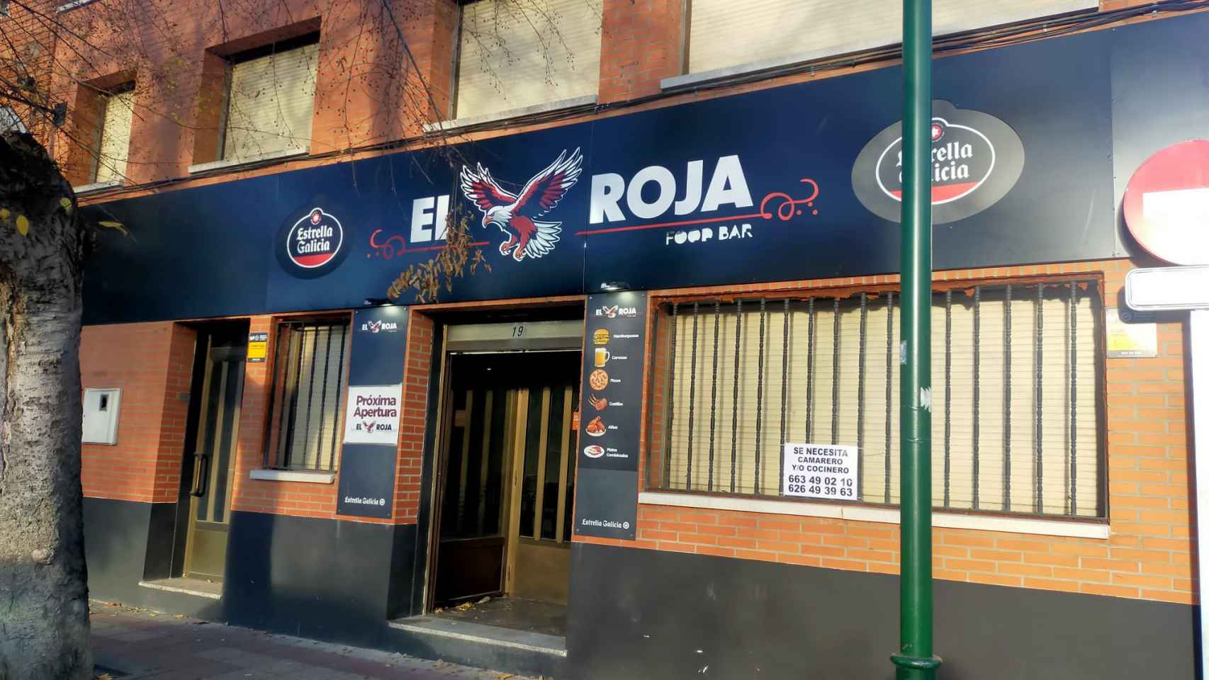 Imagen del nuevo Bar El Águila Roja en Valladolid