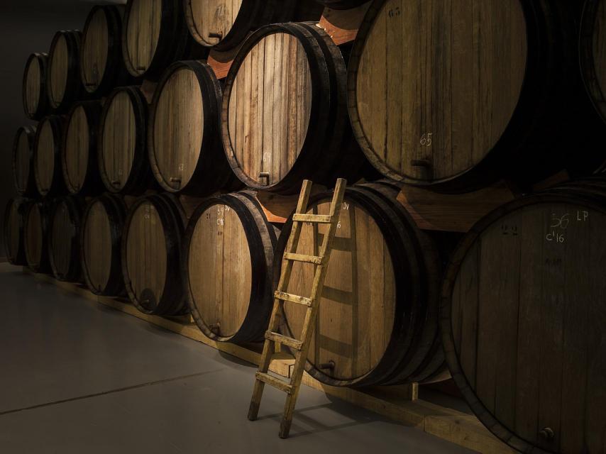 Ruta del Vino de Alicante. Bodegas Monóvar. Barriles de fondillón