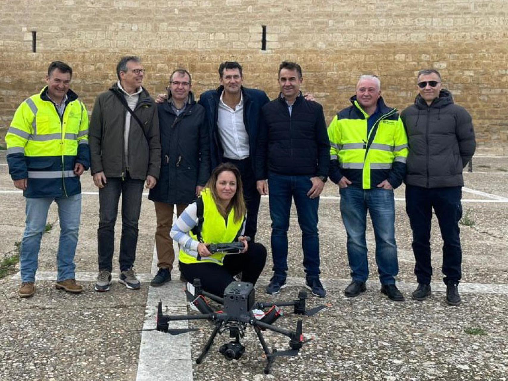 Imagen del nuevo dron adquirido por la Diputación de Valladolid