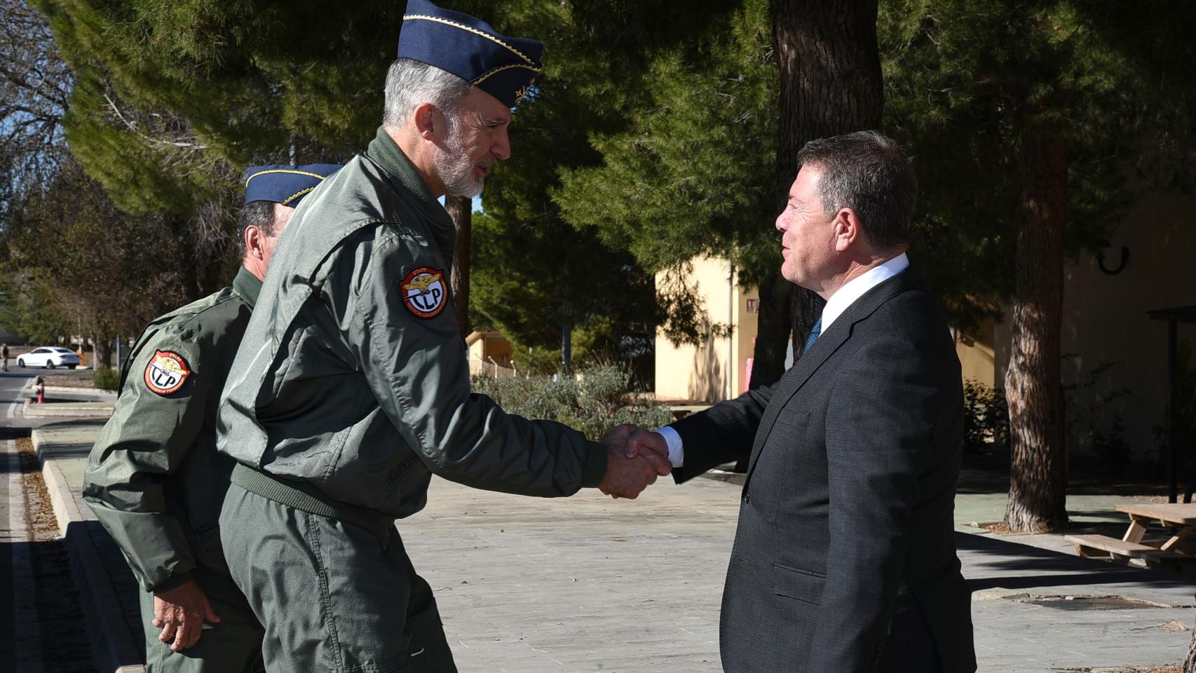 Todas las fotos de la visita del rey Felipe VI a la Base Aérea de Albacete