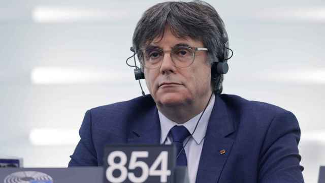 Puigdemont en el pleno del Parlamento Europeo sobre la ley de amnistía