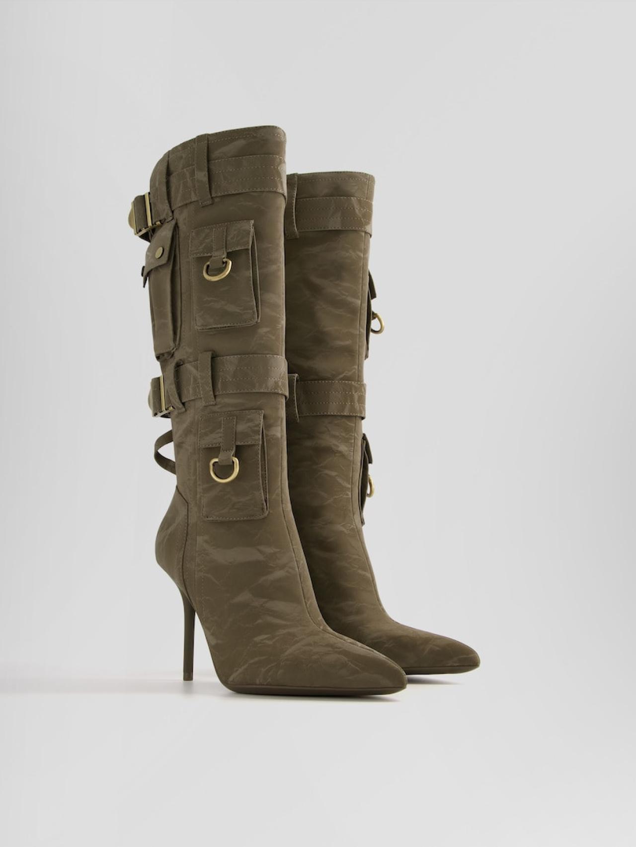 Botas discount rojas bershka