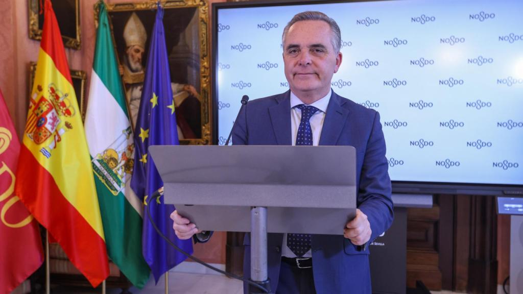 Juan Bueno, en el Ayuntamiento de Sevilla.