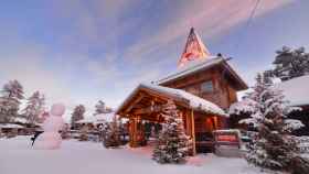 Fotografía del pueblo de Santa Claus en Rovaniemi.