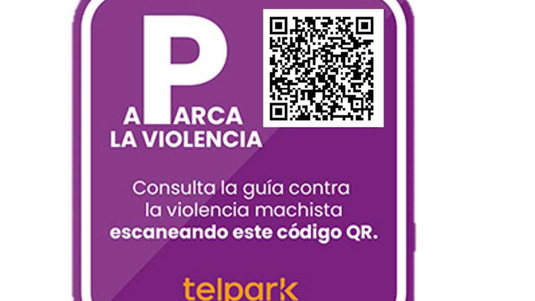 El código QR de Telpark.