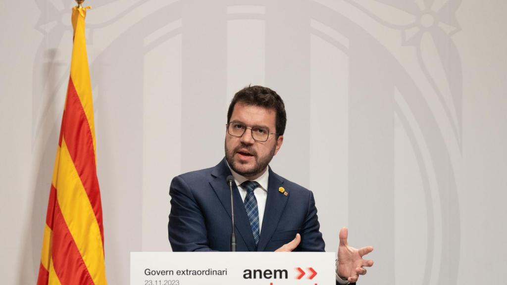 El presidente de la Generalitat, Pere Aragonès.