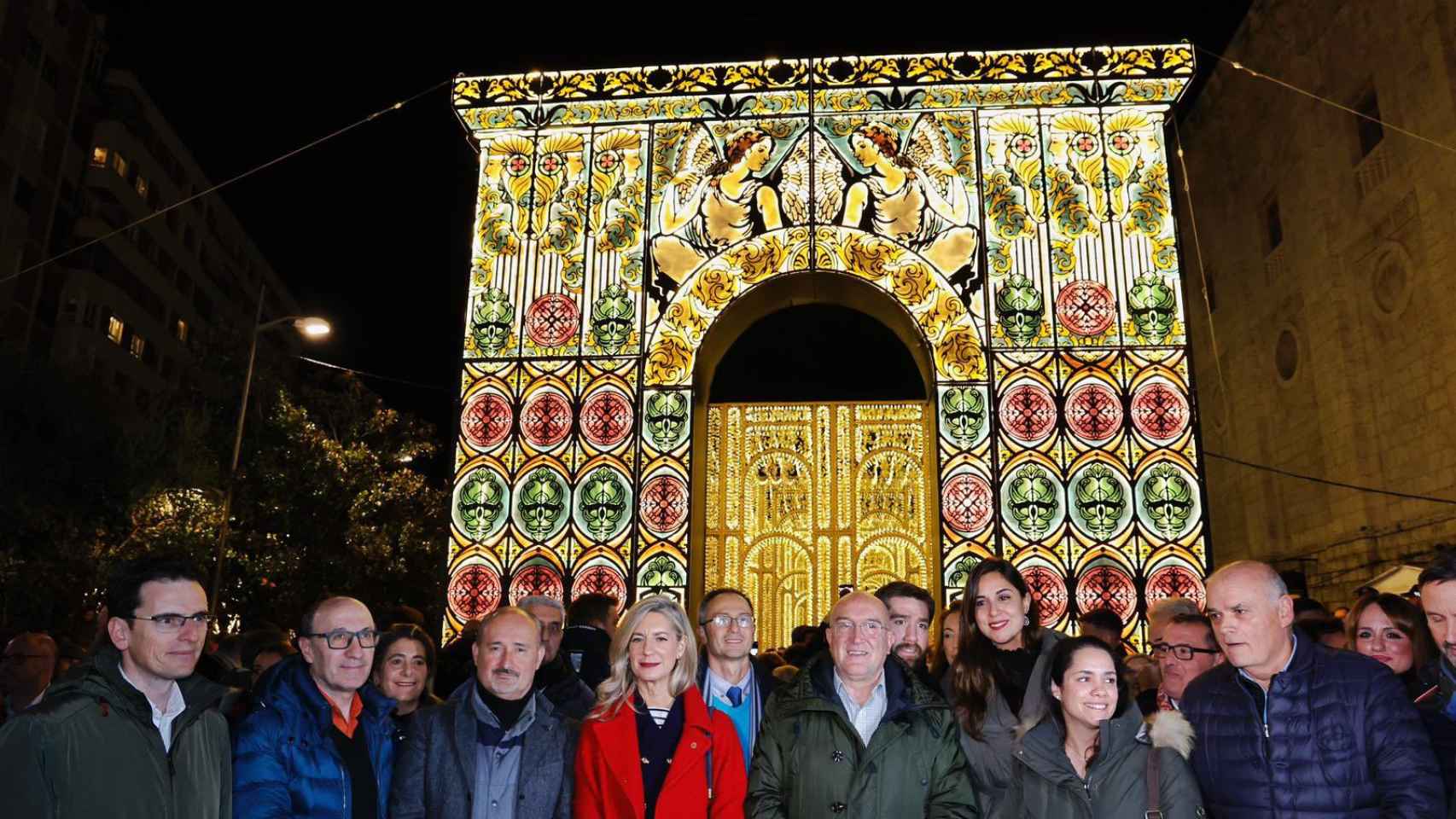 Inauguración de la iluminación navideña de Valladolid