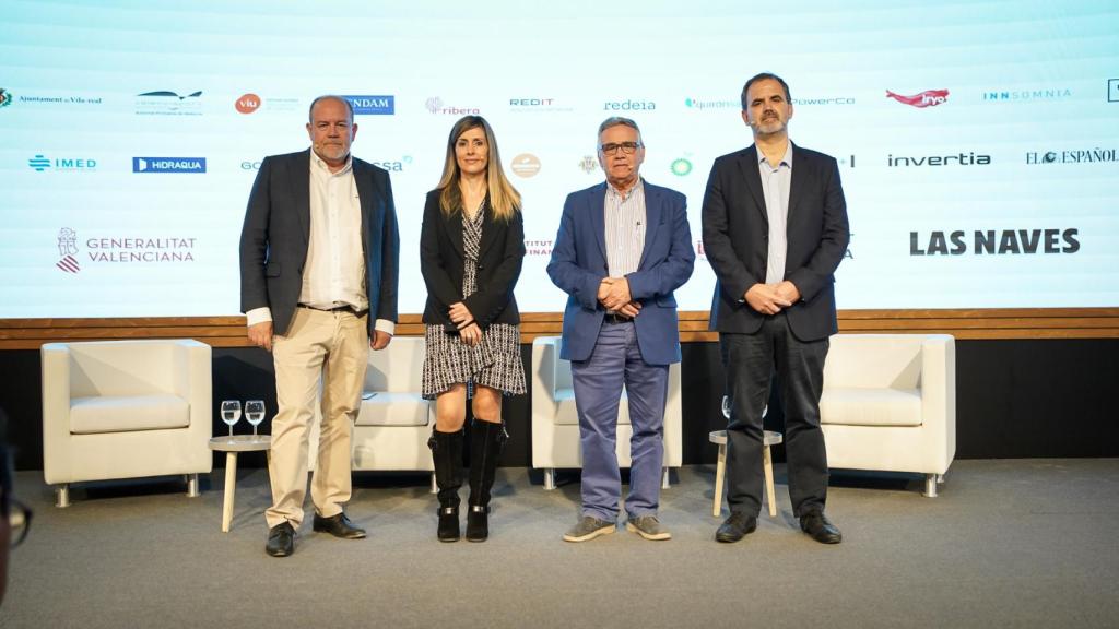 Los asistentes a la mesa sobre el audiovisual valenciano.