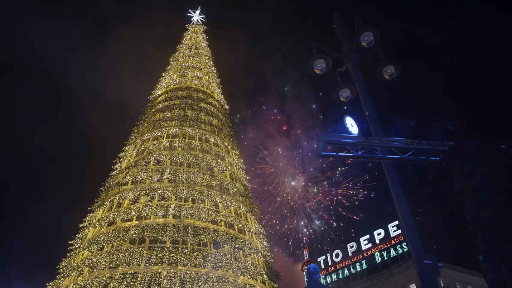 El árbol de Navidad de la Puerta del Sol.